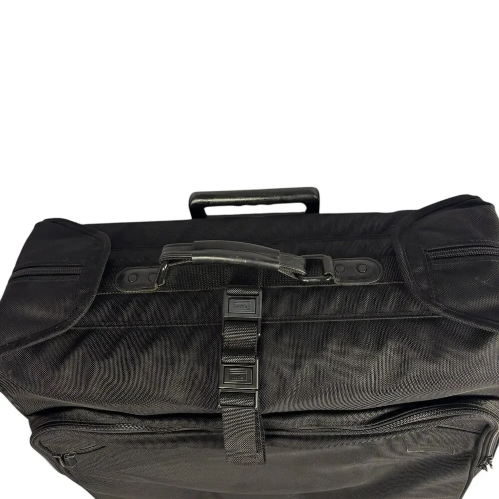 Briggs & Riley Black Ballistic Nylon 20” Compact Wheeled Garment Bag